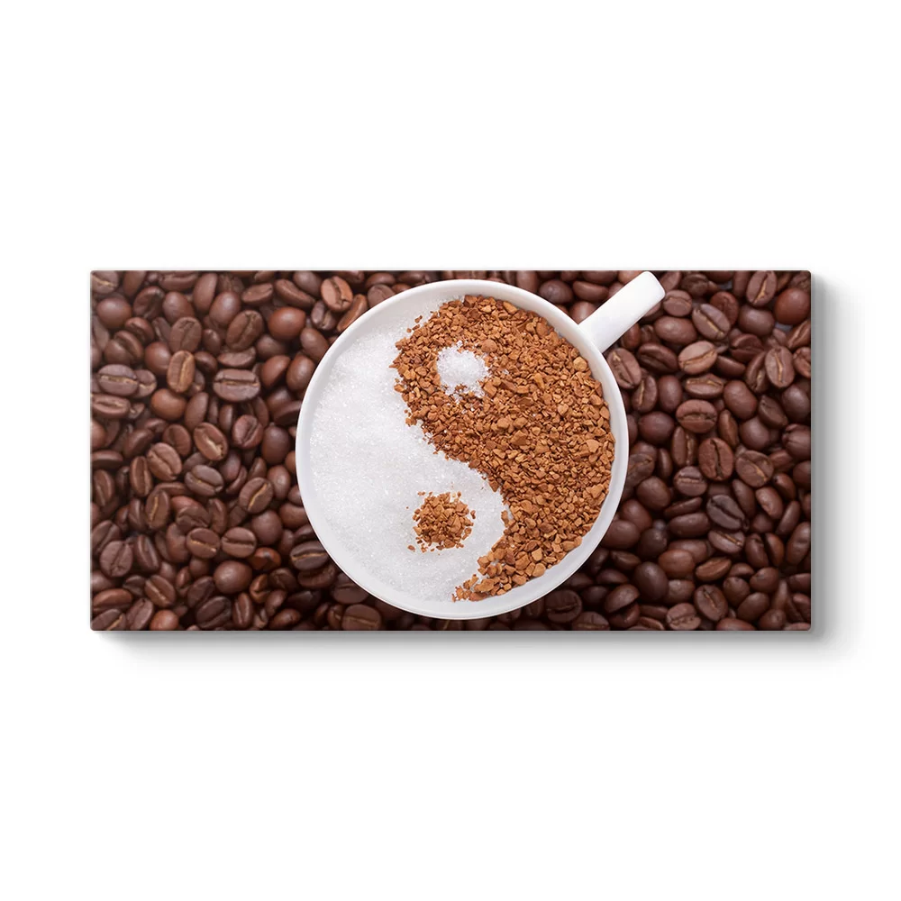 Ying Yang Kahve Tablosu - Model 5